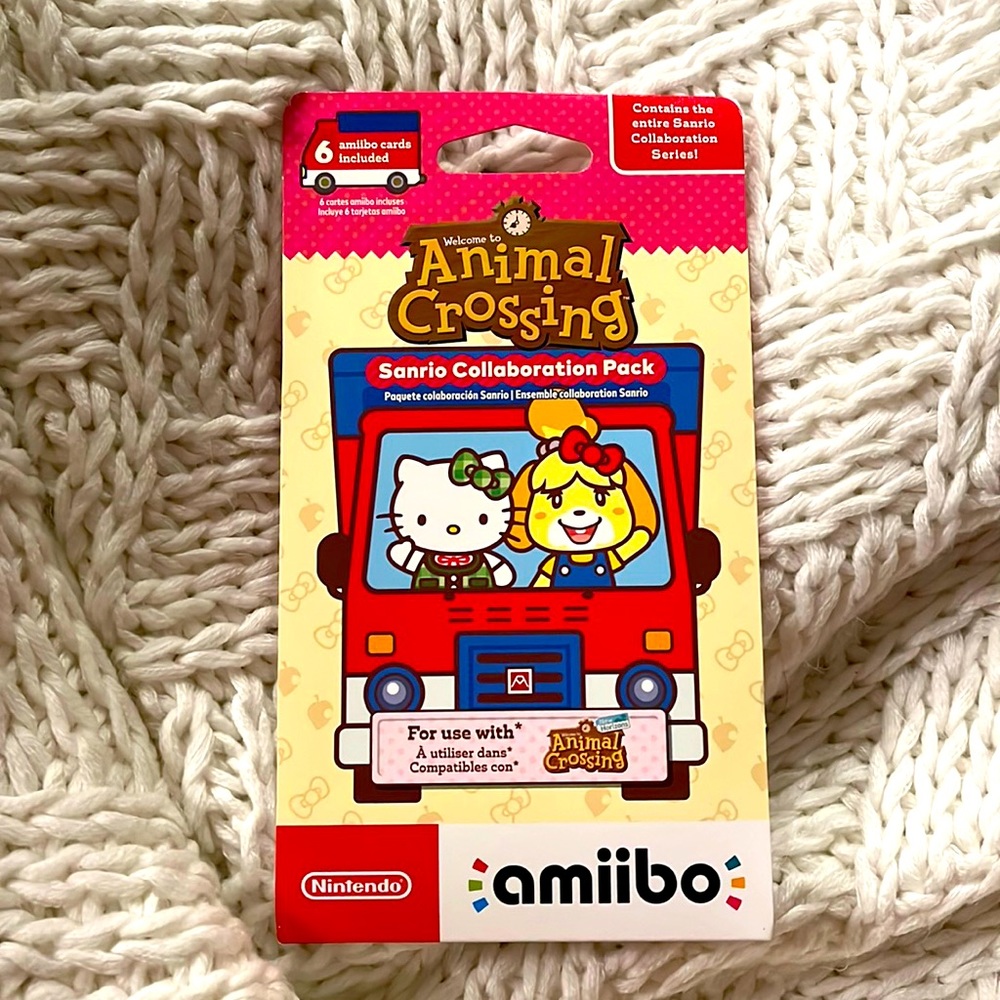 Animal Crossinf Sanrio Amiibo cards